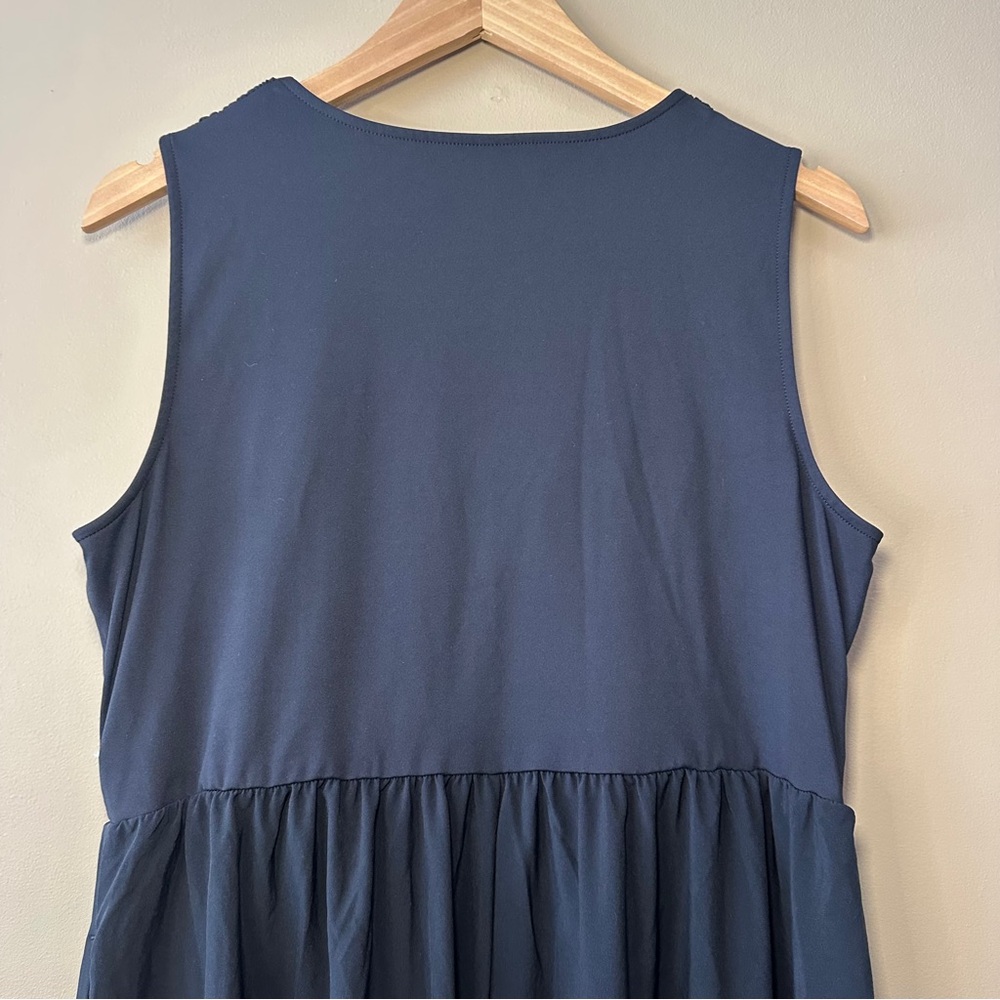 Halara Black Sleeveless Maxi Dress, Built-in Bra, Comfy, Sporty, Active - Picture 4 of 10